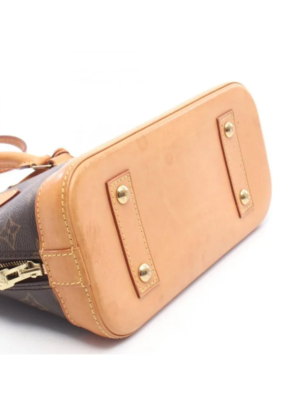 Louis Vuitton Handbag Alma BB 2-Way Canvas Leather